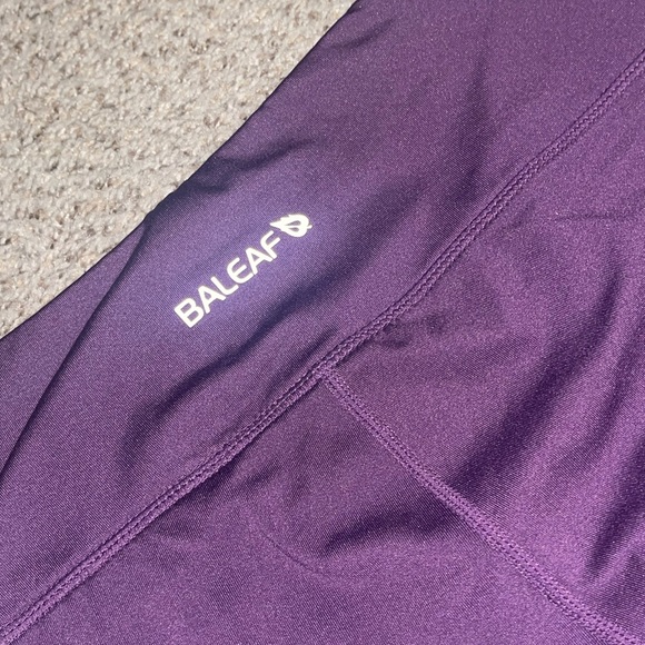 Purple Baleaf size medium leggings from Amazon. Worn once. Good condition. - Picture 2 of 2
